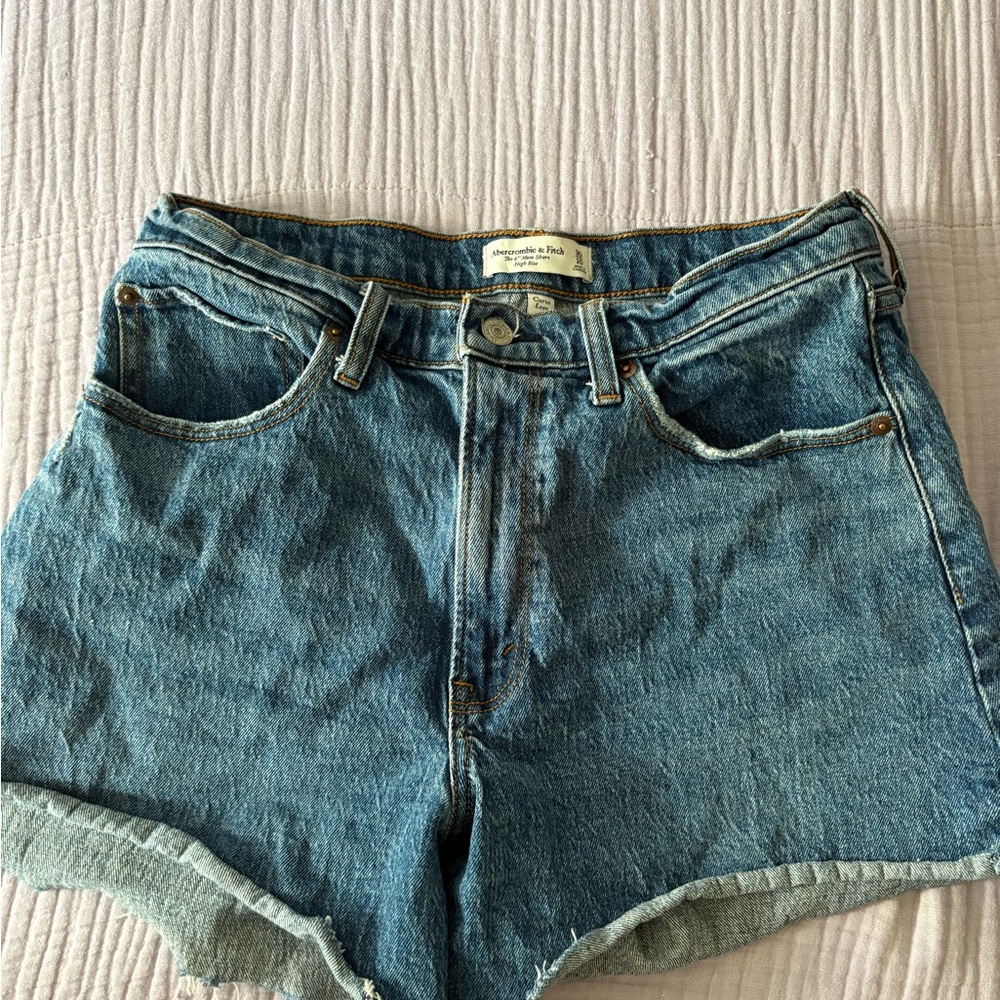 Abercrombie & Fitch Blue Jean Shorts Vintage Style
